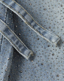 Rhinestone Baggy Barrel Jeans | Inflation Streetwear INFLATION