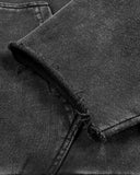 Boxy French Terry Wash Hoodie | Inflation Streetwear INFLATION