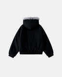 Faux Fur Lined Padded Bomber Jacket | Inflation Streetwear INFLATION