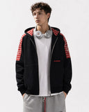 Plaid Panel Zip-Up Hoodie | Inflation Streetwear