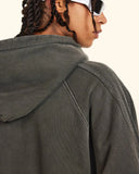 Frayed Seam Acid Wash Hoodies | Inflation Streetwear INFLATION