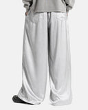 Glossy Graphic Wide-Leg Sweatpants | Inflation Streetwear