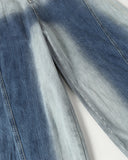 Gradient Washed Stitching Barrel Jeans | Inflation Streetwear INFLATION