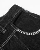 Button Fly Baggy Denim Jorts | Inflation streetwear INFLATION
