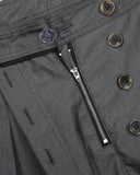 Asymmetric Pleated Barrel-Leg Suit Pants | Inflation Streetwear INFLATION