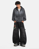 Washed Barrel Cargo Pants | Inflation Streetwear