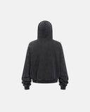 Acid Wash Stitching Zip Up Hoodies | Inflation Streetwear INFLATION