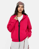 Contrast Chunky Zip Up Hoodie | Inflation Streetwear