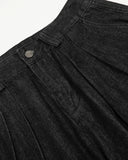 Pleated Raw Baggy Jeans | Inflation Streetwear INFLATION