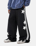 Star Stripe Barrel Sweatpants | Inflation Streetwear