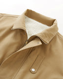 Faux Shearling Lining Lambswool Jacket | Inflation Streetwear INFLATION