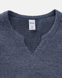 V-neck Long Sleeve Waffle Tees | Inflation Streetwear INFLATION
