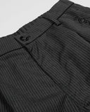 Pinstripe Stud Detail Tailored Shorts | Inflation Streetwear INFLATION