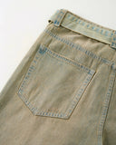 Beaded Studded Washed Baggy Jeans | INFLATION Streetwear INFLATION