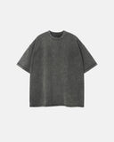 Mock Neck Wax Washed T-Shirt | Inflation Streetwear INFLATION