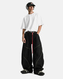 Acid Wash Stitching Baggy Jeans | Inflation Streetwear