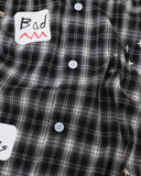 Chicano Embroidered Plaid Shirt | Inflation Streetwear INFLATION