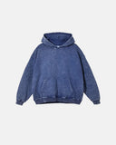 French Terry Washed Distressed Hoodies | Inflation Streetwear INFLATION