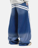 Washed Stripe Barrel Sweatpants | Inflation Streetwear