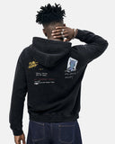 Graffiti Washed Zip Up Hoodie | Inflation Streetwear