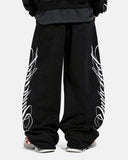 Camo Script Wide Leg Lounge Pants | Inflation Streetwear