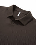 Waffle Long Sleeve Polo Shirts | Inflation Streetwear INFLATION