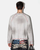 Distressed Graphic Waffle T-Shirt | Inflation Streetwear