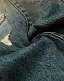 Dirty Ripped Barrel Jeans | Inflation Streetwear INFLATION