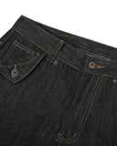 Cinch Back Raw Wide Leg Baggy Jeans | Inflation Streetwear INFLATION