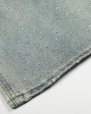 Acid Wash Rhinestone Baggy Jeans | Inflation Streetwear INFLATION