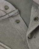 Washed Quarter-Button Boxy Hoodie | Inflation Streetwear