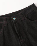 Stitching Deconstructed Raw Bootcut Jeans | Inflation Streetwear INFLATION