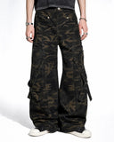 Multi-Pockets Barrel Camouflage Cargo Pants | Inflation Streetwear INFLATION