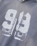 Graffiti Print Washed Fleece hoodie | Inflation Streetwear INFLATION
