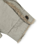 Washed Faux Fur Lined Worker Jacket | Inflation Streetwear