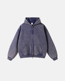 INFLATION Vintage Washed Zip Up Hoodie INFLATION