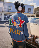 Poker Embroidery Varsity Jacket | Inflation Streetwear INFLATION