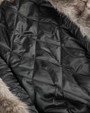 Faux Fur Hooded Bomber Jacket | Inflation Streetwear