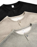 Boxy Fit Henley Collar Sweatshirt | Inflation Streetwear INFLATION