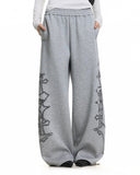 Gothic Graphic Wide Leg Sweatpants | Inflation Streetwear INFLATION