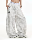 Washed Cross Barrel Sweatpants | Inflation Streetwear INFLATION