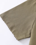 Distressed Washed Mock Neck T Shirt | Inflation Streetwear INFLATION