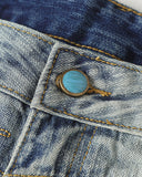 Graphic Embroidered Washed Barrel Jeans | Inflation Streetwear INFLATION