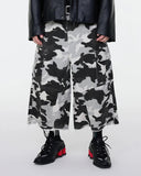 Glitter Camo Cargo Longline Shorts | Inflation Streetwear INFLATION