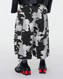 Glitter Camo Cargo Longline Shorts | Inflation Streetwear INFLATION