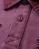 Distressed Ripped Washed Polo Shirts | Inflation Streetwear INFLATION