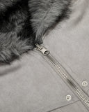 Reversible Faux Fur Hooded Jacket |  Inflation Streetwear INFLATION