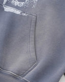 Graffiti Print Washed Fleece hoodie | Inflation Streetwear INFLATION