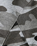 Cropped Camouflage Zip Up Hoodie | Inflation Streetwear INFLATION