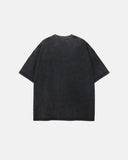 Mock Neck Wax Washed T-Shirt | Inflation Streetwear INFLATION